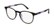 LUNETTES DE VUE enfant MAGIC 78 écaille/violet - vue de 3/4