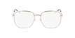 LUNETTES DE VUE femme GG0396O doré/doré - Vue de face