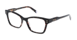 Lunettes de vue femme CARACTÈRES CHANCEUSE écaille - Vue de face
