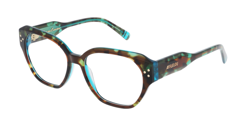 Lunettes de vue femme CARACTÈRES RAFFINÉE écaille - Vue de face