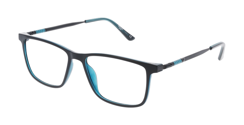 Lunettes de vue homme MAGIC286 noir/bleu - Vue de face