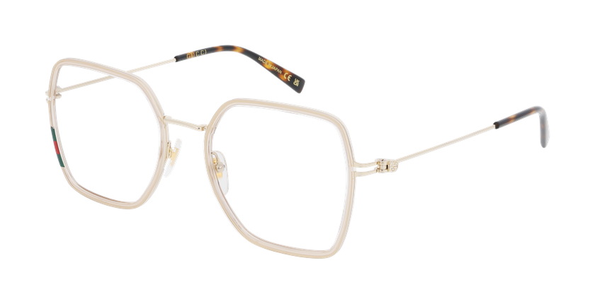 Lunettes de vue femme MAGIC 317 dorée - Vue de face
