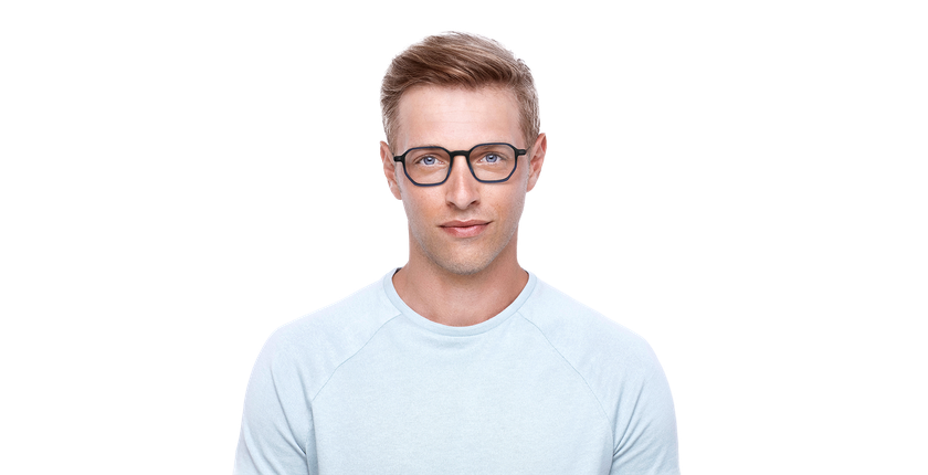 Lunettes de vue homme MAGIC260 bleu - Vue de face