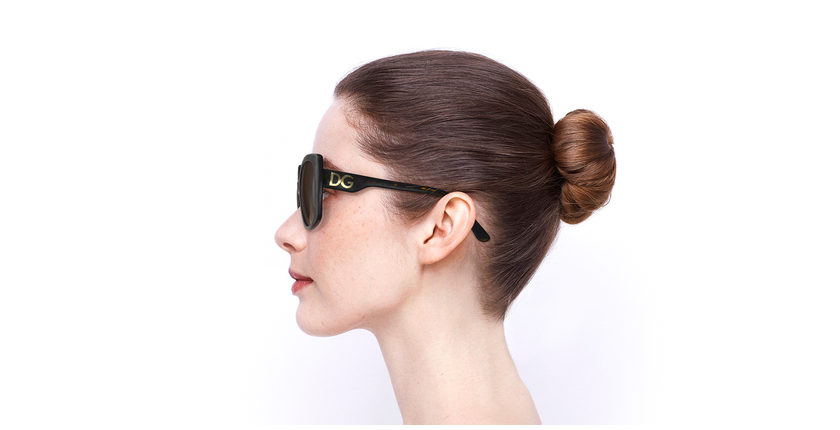 LUNETTES DE SOLEIL femme DG 4385 écaille - Vue de côté