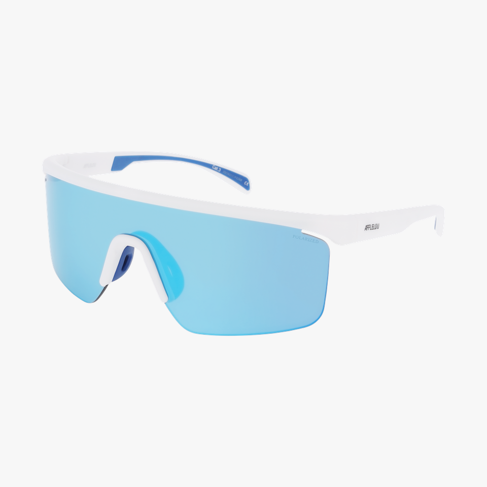 Lunettes de soleil CANYON POLARIZED blanc - Vue de face