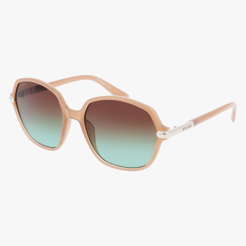 Lunettes de soleil femme ISIS rose/dorée - Vue de face