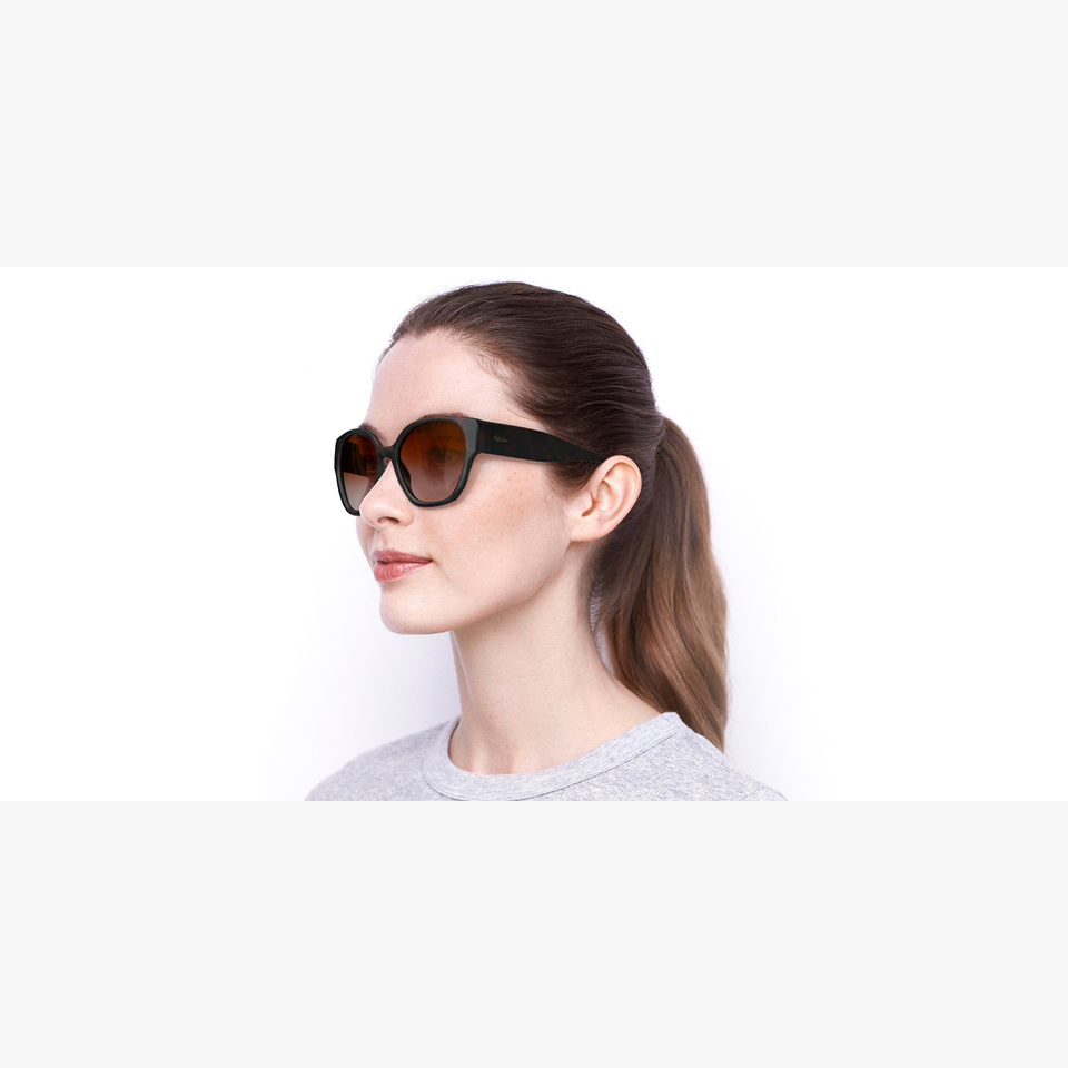 Lunettes de soleil femme CANDELA écaille - Vue de face