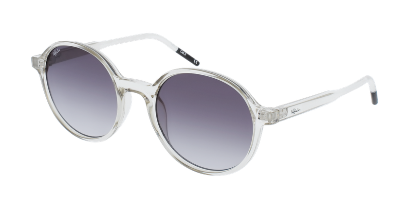 LUNETTES DE SOLEIL femme VELA blanc - Vue de face