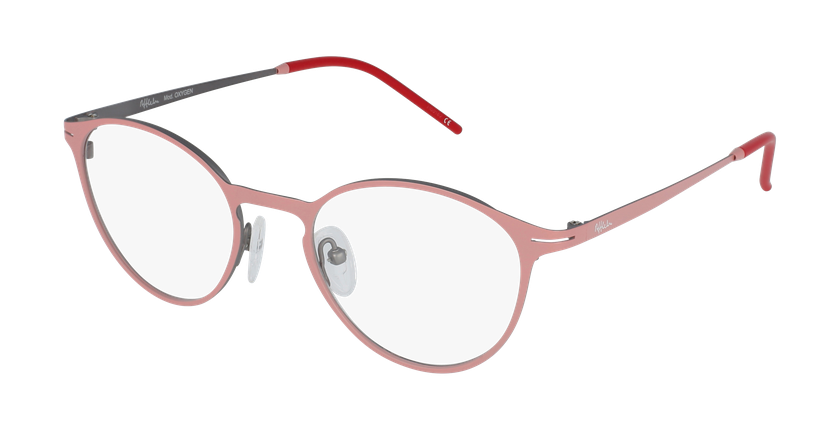 LUNETTES DE VUE femme OXYGEN rose/argenté - Vue de face