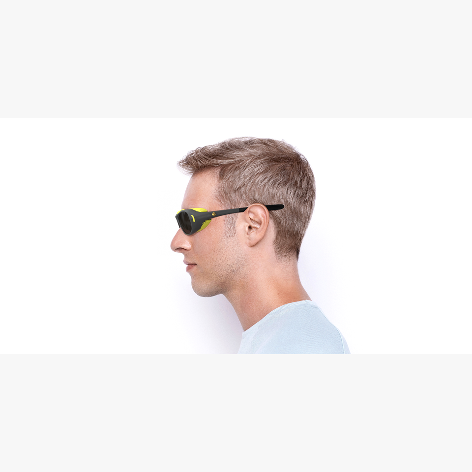 Lunettes de soleil Landmark gris - Vue de côté