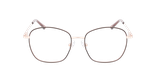 Lunettes de vue femme MADDIE marron/noir - Vue de face