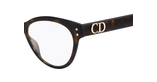 Lunettes de vue femme DIORCD4 écaille - Vue de côté