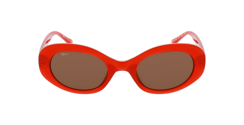LUNETTES DE SOLEIL femme BEATRIZ rouge - Vue de face