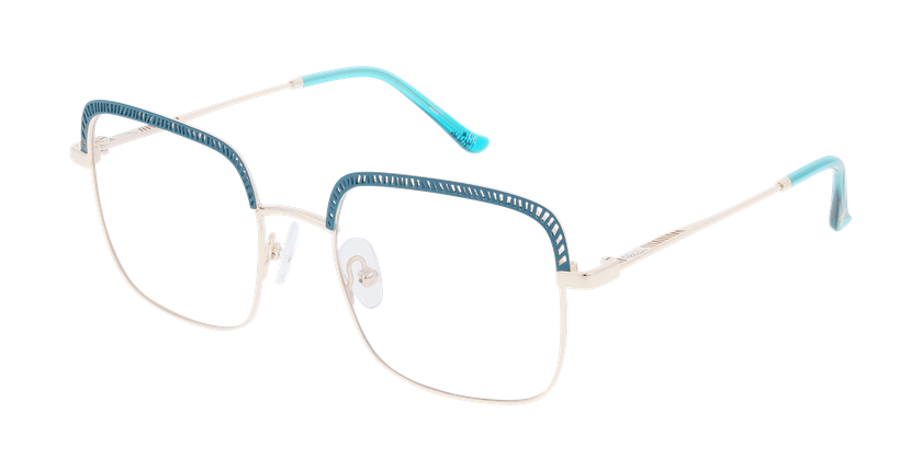 Lunettes de vue femme MAGIC294 bleu - Vue de face