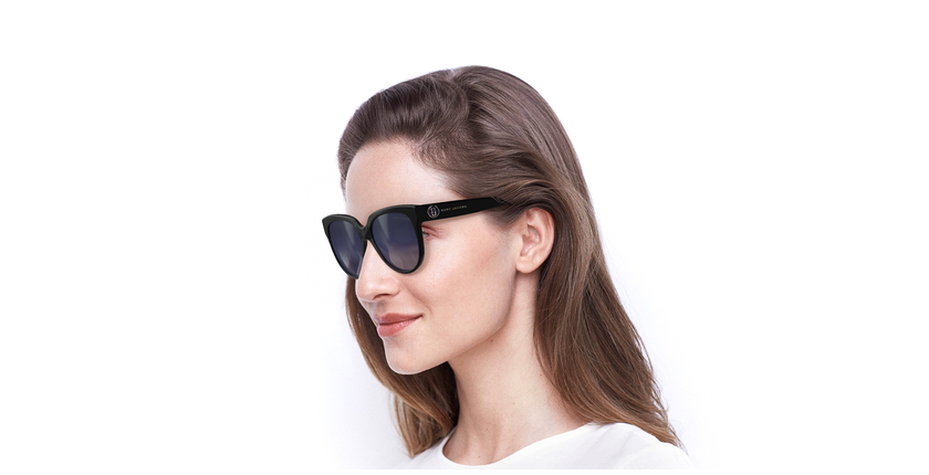 LUNETTES DE SOLEIL femme MARC 378/S noir - vue de 3/4
