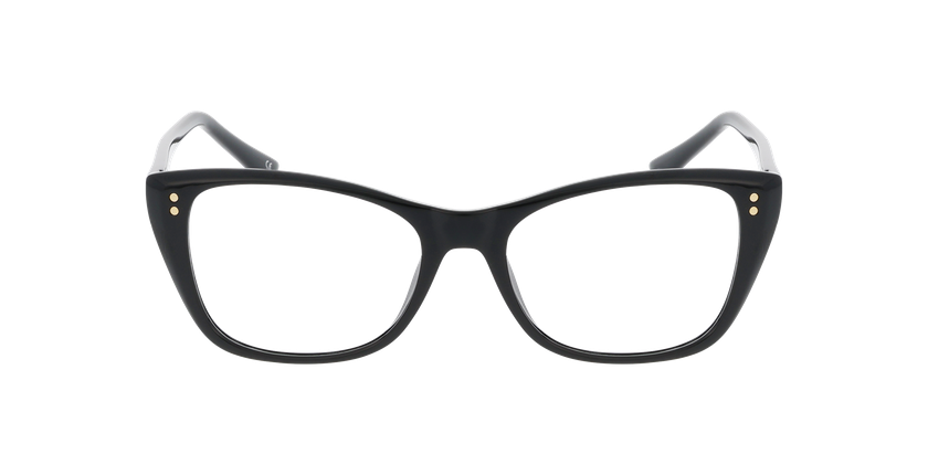 Lunettes de vue femme DEVA noir - Vue de face