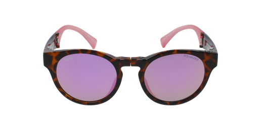 LUNETTES DE SOLEIL femme SLALOM écaille/roseVue de face