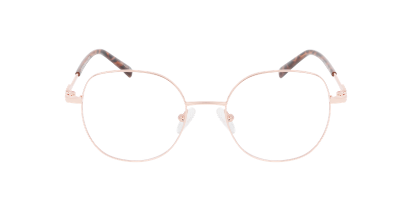Lunettes de vue femme LOELIE rose - Vue de face