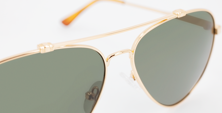 LUNETTES DE SOLEIL homme SANTI doré