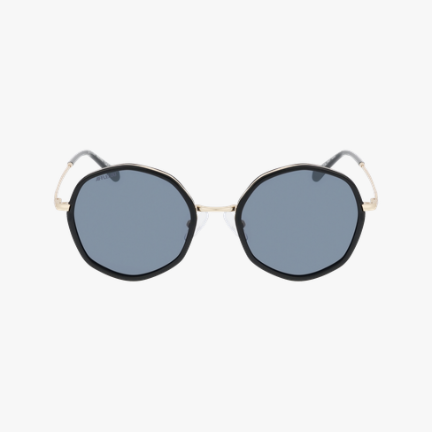 Lunettes de soleil femme PAVIA noir/dorée Vue de face