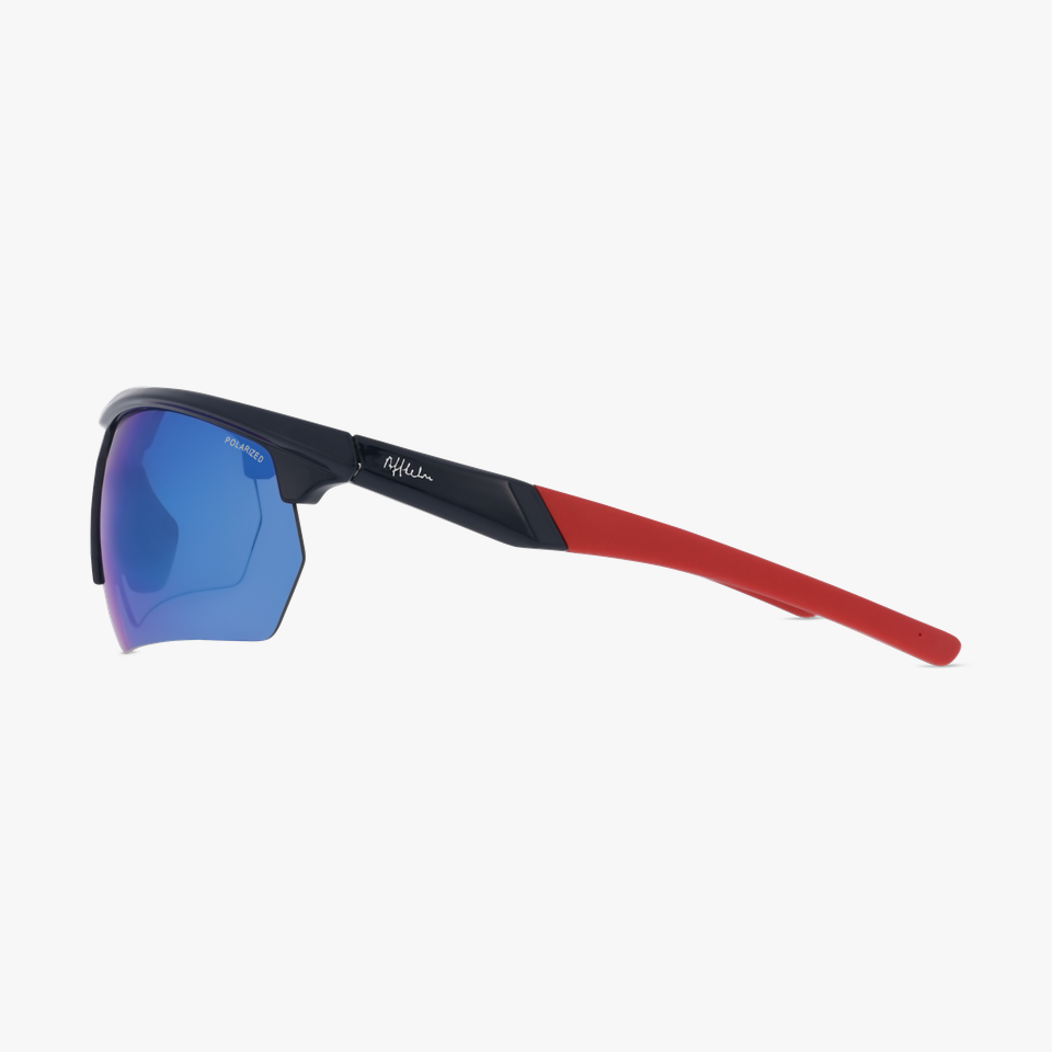 Lunettes de soleil VERNON POLARIZED bleu - Vue de face