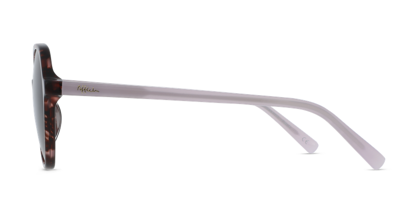 LUNETTES DE SOLEIL enfant VIOLETTE marron/rose - Vue de face