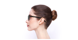 Lunettes de vue femme DIORETOILE2F écaille - Vue de côté