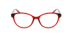 LUNETTES DE VUE femme RZERO 34 rouge - Vue de face