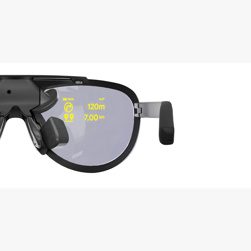 Lunettes de soleil COSMO VISION - Les lunettes connectées noir/autre - Vue de face