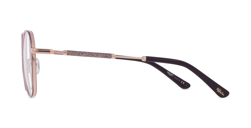 Lunettes de vue femme MAGIC254 violet/rose - Vue de face