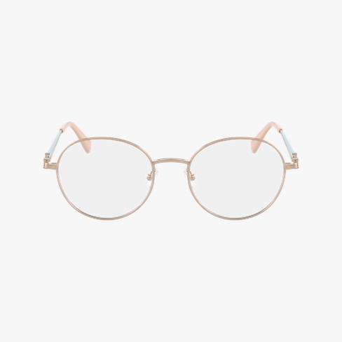 Lunettes de vue femme LO2109 dorée Vue de face