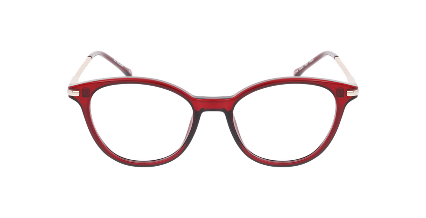 Lunettes de vue femme GEORGIA rouge - Vue de face