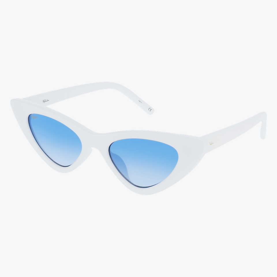 Lunettes de soleil femme LILO blanc - Vue de face