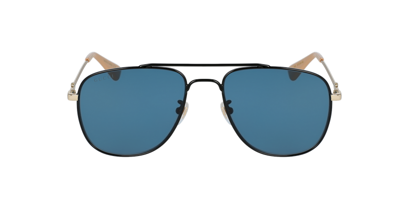 LUNETTES DE SOLEIL homme GG0514S doré - Vue de face
