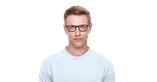 Lunettes de vue homme MAGIC273 bleu - Vue de face