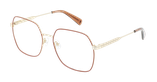 Lunettes de vue femme LO2148 dorée/dorée - Vue de face