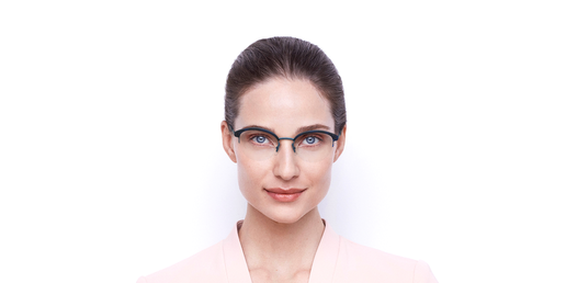 LUNETTES DE VUE femme STRAUSS écaille/bleu