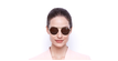 LUNETTES DE SOLEIL femme BA5011S doré - Vue de face