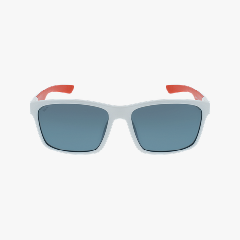 Lunettes de soleil homme AUSTIN POLARIZED blanc/rouge Vue de face