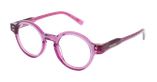 Lunettes de vue femme CARACTÈRES POÉTIQUE rose - Vue de face