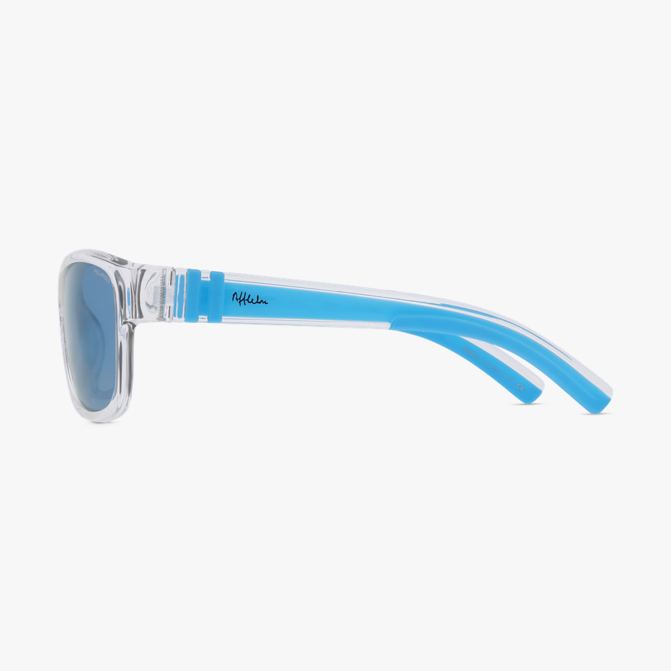 Lunettes de soleil enfant ARLY POLARIZED cristal - Vue de face