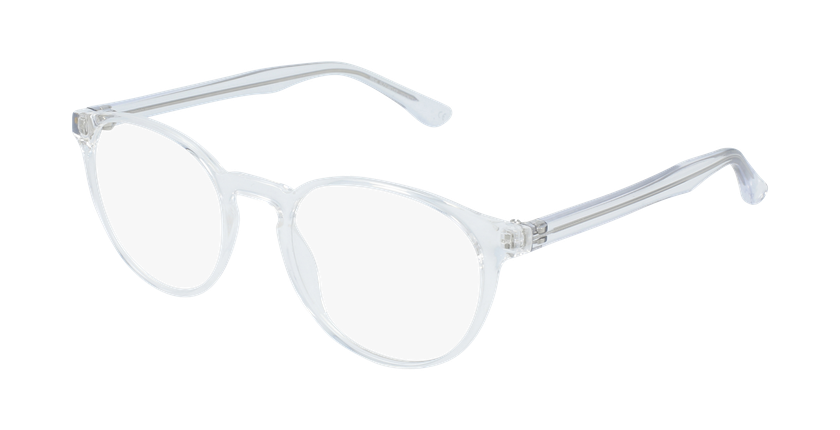 LUNETTES DE VUE homme RZERO12 blanc - vue de 3/4