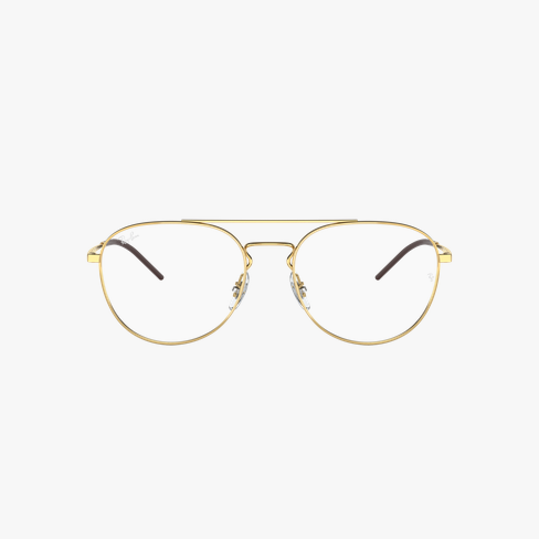 Lunettes de vue 0RX6414 dorée Vue de face
