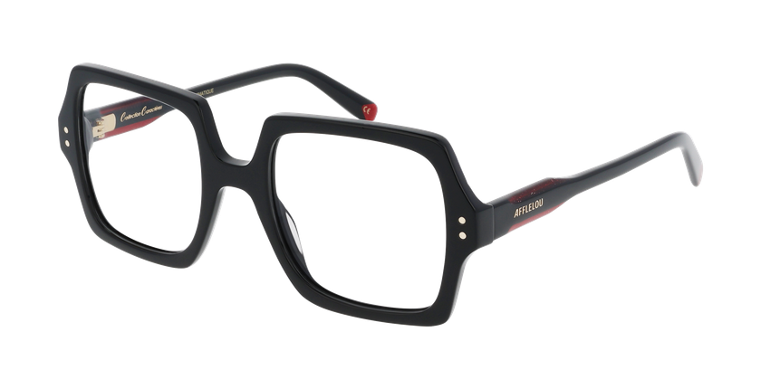 Lunettes de vue femme CARACTÈRES CHARISMATIQUE noir/rouge - Vue de face