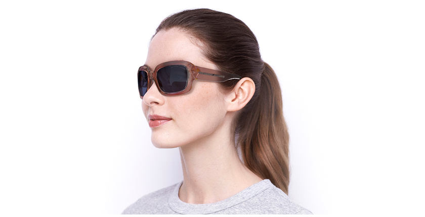LUNETTES DE SOLEIL femme MARC 574/S rose - Vue de face