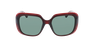 Lunettes de soleil femme VELETA rouge