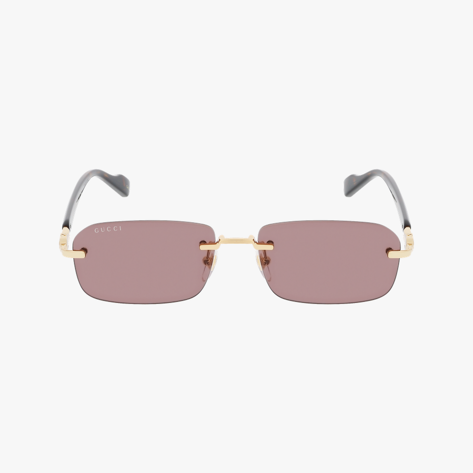 Lunettes de soleil homme MAGIC 317 dorée - Vue de face