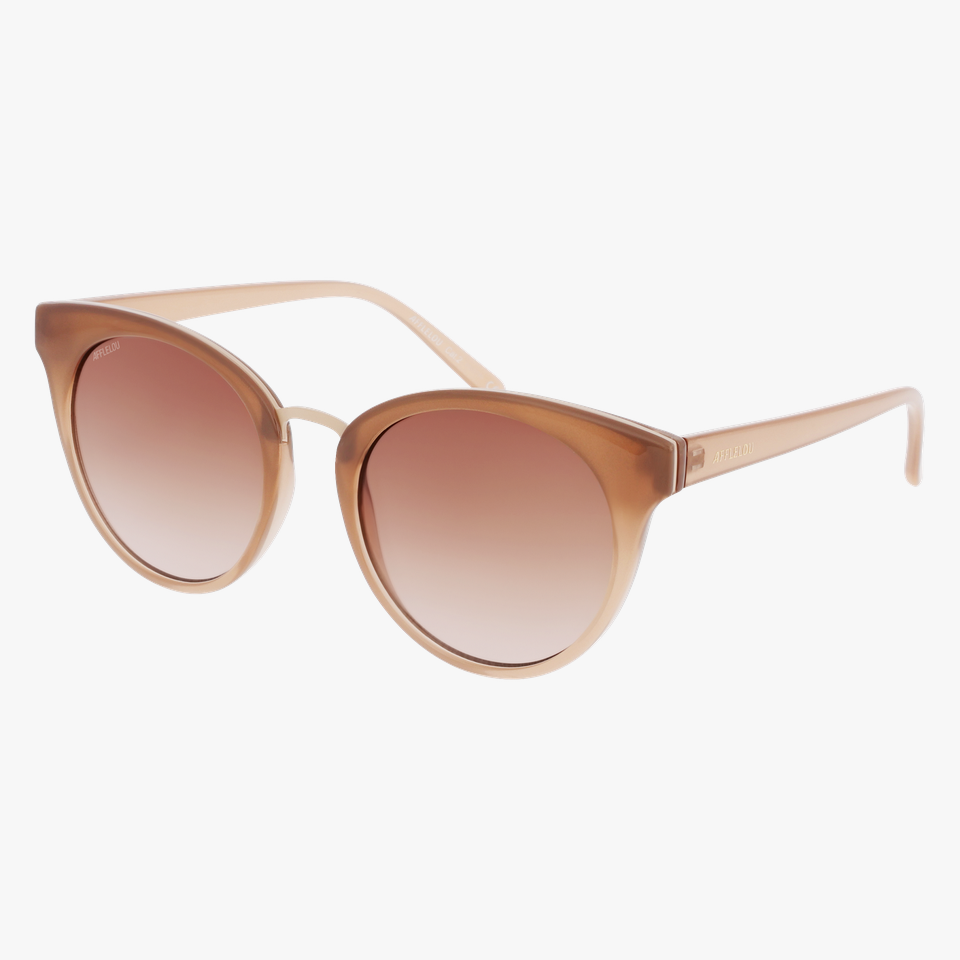 Lunettes de soleil femme MAUD beige - Vue de face