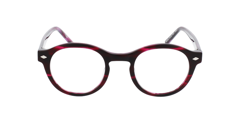 Lunettes de vue femme MAGIC 164 violet marbré - Vue de face