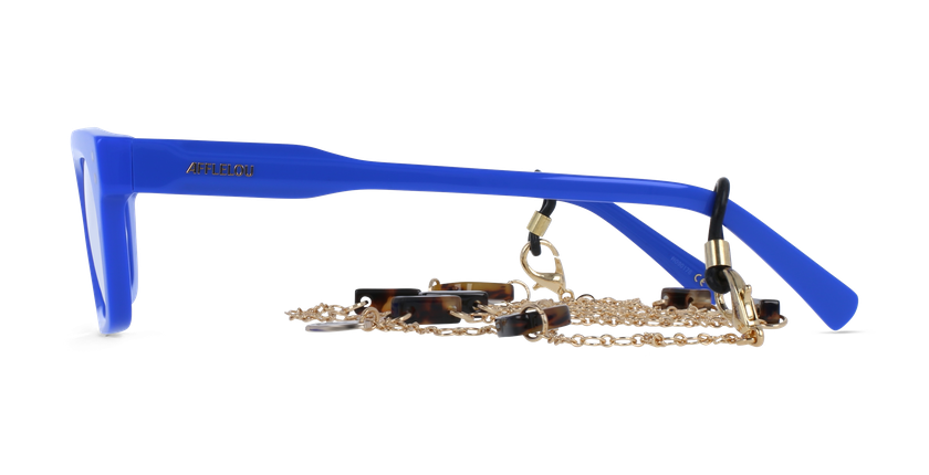 Lunettes de vue femme CARACTÈRES CRÉATIVE bleu - Vue de face